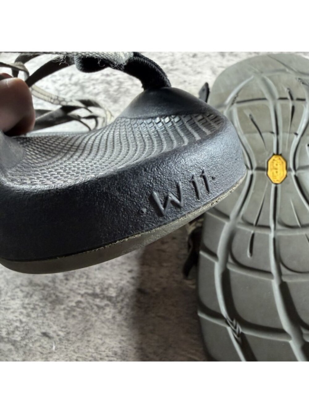 Chaco Women's ZX/2 Yampa hiking sports sandals in Light Beam Gray Size 11 - Picture 9 of 9
